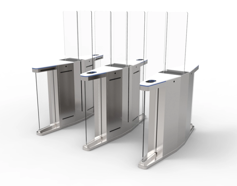 IdGates High Glass Retract Barrier